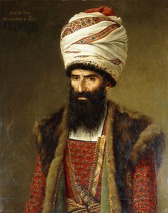 Portrett av Asghar Khan, Persias ambassadør, 1808 av French School