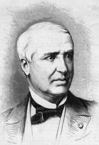 Portrait of Auguste Nelaton (1807-1873), French Chirugian. Engraving in “” Le Monde Illustré”” n°859 of 27 September 1873. av French School