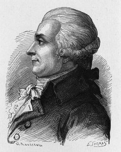 Portrett av baron Louis-Bernard Guyton-Morveau (Louis Bernard Guyton de Morveau) (Guiton) (1737-1816), fransk politiker, kjemiker og revolusjonær - i "Album de la Science; berømte lærde; Grandes disouvertes""" 1896. av French School