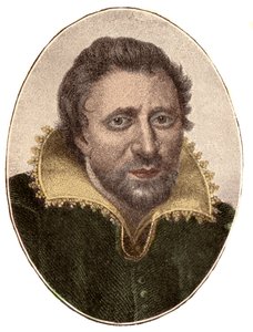Portrett av Ben Jonson (1572-1637), engelsk forfatter og dramatiker av French School