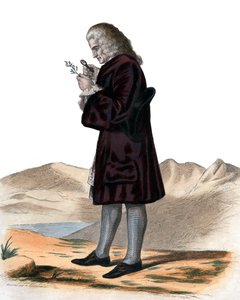 Portrett av Bernard de Jussieu (1699-1777), fransk naturforsker. av French School