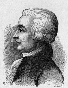 Portrett av Blanchard (1709 - 1853), fransk luftfart - i "" Album de la Science; berømte lærde; Store funn""" 1896. av French School