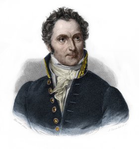 Portrett av Casimir Perier (1777-1832), fransk statsmann. i "" LIBRE DES PERÉNERS"" av Louis de Cormenin Timon. 1842. Privat samling. av French School
