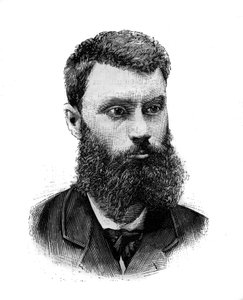 Portrett av Charles Camille Pelletan (1846-1915), fransk politiker, journalist og forfatter. Gravering i ""The Illustrated World"", 2. januar av French School