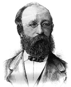 Portrait of Charles Demole (1828-1908), French politician. Engraving in “” Le Monde Illustré””, January 16 av French School