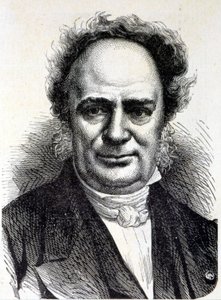 Portrait of Charles Frederic Kuhlmann (1803 - 1881) - in “” Album of Science; illustrious scholars; Great discoveries””” 1896. av French School