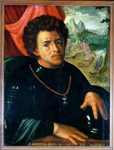 Portrett av Karl den dristige, hertug av Burgund (1433-77), av French School