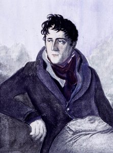 Portrett av Chateaubriand. 1800-talls gravering. av French School