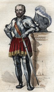 Portrett av Chevalier de Bayard (1475-1524), fransk soldat. av French School