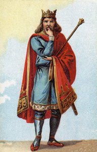 Portrett av Childeric II, kongen av frankerne fra 670 til 673. av French School