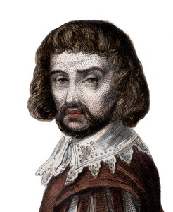 Portrett av Claude Gellee kalt Le Lorrain (1600-1682), fransk maler. av French School