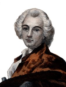 Portrett av Claude Joseph Vernet (1714-1789), fransk maler. av French School