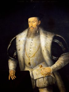 Portrett av Claudius I av Lorraine (slottet Conde-sur-Moselle av French School