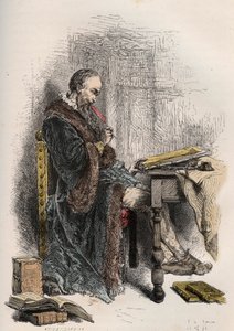 Portrett av Clement des Marets dit Marot av French School