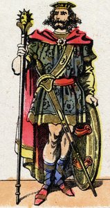 Portrait of Clotaire (Clothaire) I, King of the Franks from 511 to 561). av French School