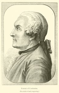 Porträt von Condamine (Stich)