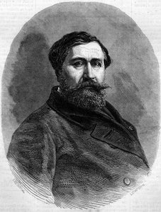 Portrait of Count Alfred Emilien de Nieuwerkerke (1811-1892), French sculptor and high official. Engraving in “” Le Monde Illustré”” n°212 of 4 May 1861. av French School