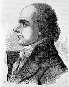 Portrett av grev Jean Denis de Lanjuinais (1753 - 1827), fransk politiker - i "The History of France" av Henri Martin av French School