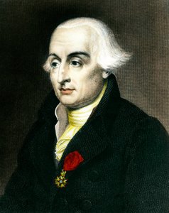 Portrett av grev Joseph Louis de Lagrange (1736-1813), fransk matematiker. Gravering av 1800-tallets Collection Particuliere av French School