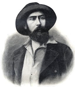 Portrait of Doctor Noel Eugene Ballay (1847-1902), French explorer and colonial administrator, the second governor general of French West Africa (AOF or A.O.F.) Engraving 1902. Private collection. av French School
