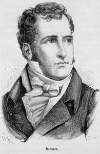Portrett av Elie Duc de Decazes og Gl¿cksberg (1780 - 1860), fransk politiker - i "The History of France" av Henri Martin av French School