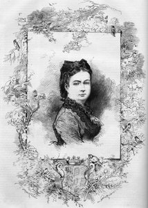 Portrait of Elisabeth by Mac Mahon (nee Elisabeth de La Croix de Castries av French School