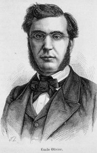 Portrett av Emile Ollivier (eller Olivier), fransk politiker (1825 -1913) - i "" L