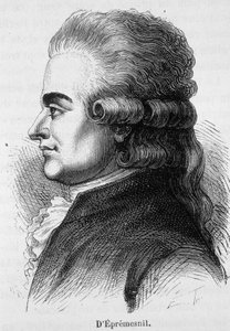 Portrett av Eprémesnil, fransk sorenskriver og politiker (1746 - 1794) - i ""L
