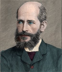 Portrett av Ferdinand James Anselm Freiherr von Rothschild (1839-1898), engelsk kunstsamler. 1898 av French School