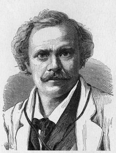 Portrett av Félix Nadar (1820 - 1910) - i "" Album of Science; berømte lærde; Store funn""" 1896. av French School