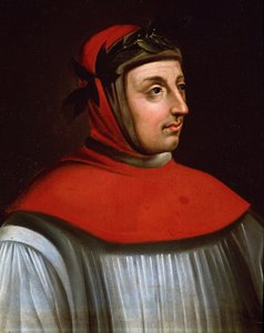 Portrett av Francesco Petrarca, kalt Petrarch (maleri av French School
