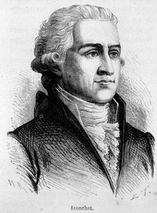 Portrett av Francois Denis Tronchet (1726 - 1806), jurist og politiker - i "" L