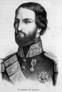 Portrett av Francois Ferdinand Philippe, prins av Joinville (1818-1900). av French School