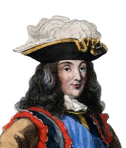 Portrett av Francois Henri de Montmorency Bouteville, kalt Marechal de Luxembourg, (1628-1695), fransk general, marskalk av Frankrike. av French School