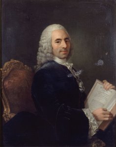 Portrett av Francois Quesnay (1694-1774) lege av Louis XV og fysiokrat, etter 1743 (olje på lerret) av French School