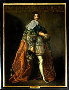 Portrett av Francois de Bethune, hertug av Orval (1598-1678) til og med av Frankrike, sønn av Maximilian av Bethune, hertug av Sully (1559-1641). Anonymt maleri fra 1600-tallet. Olje på lerret. Obligatorisk omtale: Sully sur Loire, Chateau de Sully - Portr av French School