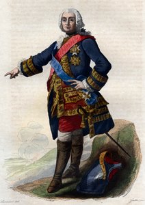 Portrett av Francois de Chevert (1695-1769), fransk general. av French School