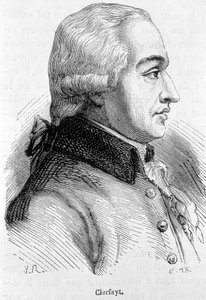Portrett av Francois de Croix Comte de Clerfayt (eller Clairfayt), østerriksk feltmarskalk (1733-1798) - i "" L