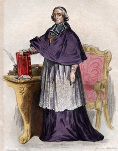 Portrett av Francois de Pons de Salignac de La Mothe Fenelon (1651-1715), fransk erkebiskop, teolog, poet og forfatter. av French School
