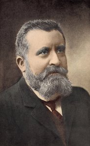 Portrett av den franske politikeren Jean Jaures (1859-1914) av French School