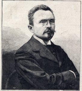 Portrett av Gabriel Albert Auguste Hanotaux fransk diplomat, historiker og politiker (1853-1944). av French School