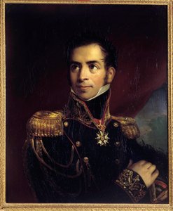 Portrett av general Baron Gourgaud (1783-1852) Anonymt maleri. 1800-tallet. Ile d