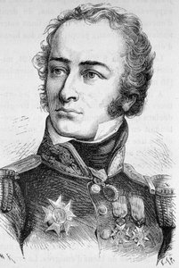Portrett av general Fey - i "" The History of France"" av Henry Martin av French School
