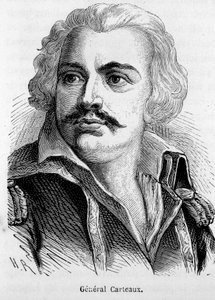 Portrett av general Jean Francois Carteaux (1751-1813) - i "" The History of France"" av Henri Martin av French School