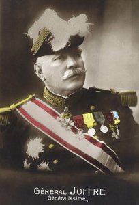 Portrait of General Joseph Joffre (1852 - 1931). av French School
