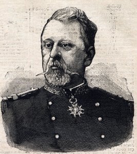 Portrett av general Poilloue of St Mars (Saint Mars) (1832-1897) av French School