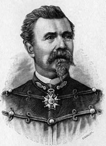 Portrait of General de Reffye - in “” Album of Science; illustrious scientists; Great discoveries””” 1896. av French School