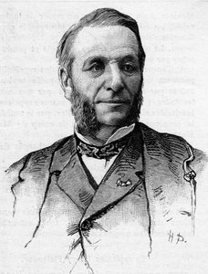 Portrait of Georges Guiffrey (1827-1887), Senator of the Hautes Alpes between 1879-1887. av French School