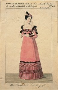 Portrett av Giuseppina Ronzi de Begnis i rollen som Rosina i 