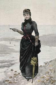 Portrett av Gyp (Sibylle Gabrielle Marie Antoinette Riquetti de Mirabeau, grevinne av Martel de Janville) (1849-1932), fransk forfatter Fren av French School